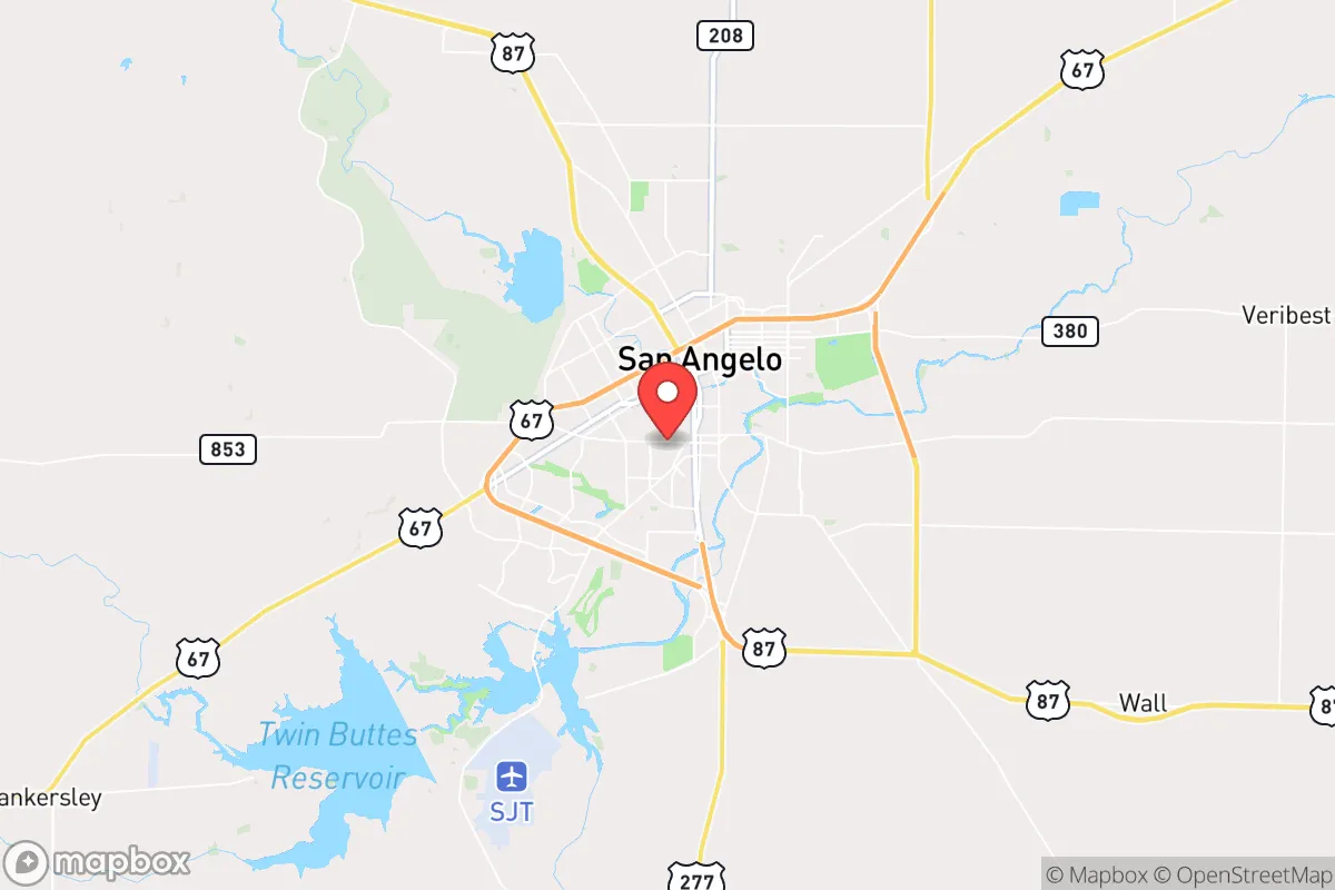 Map centered at 31.4424, -100.4505