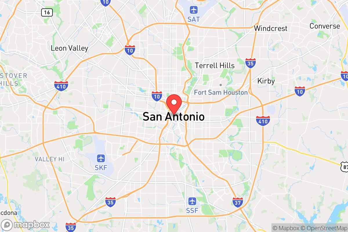 Map centered at 29.4600, -98.5242