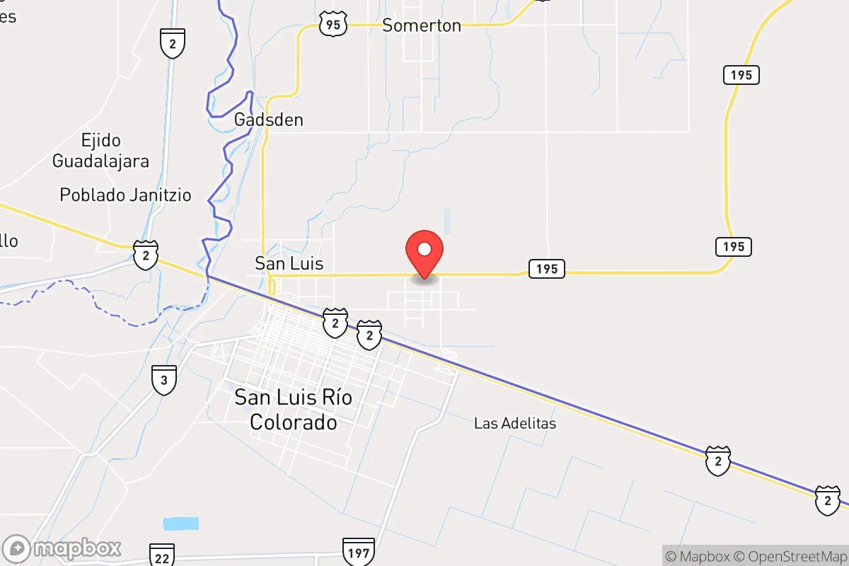 Map centered at 32.4911, -114.7084