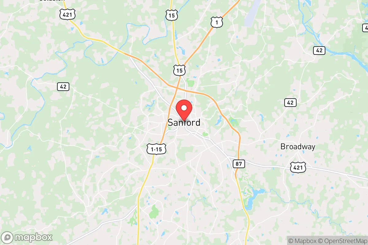 Map centered at 35.4921, -79.1771