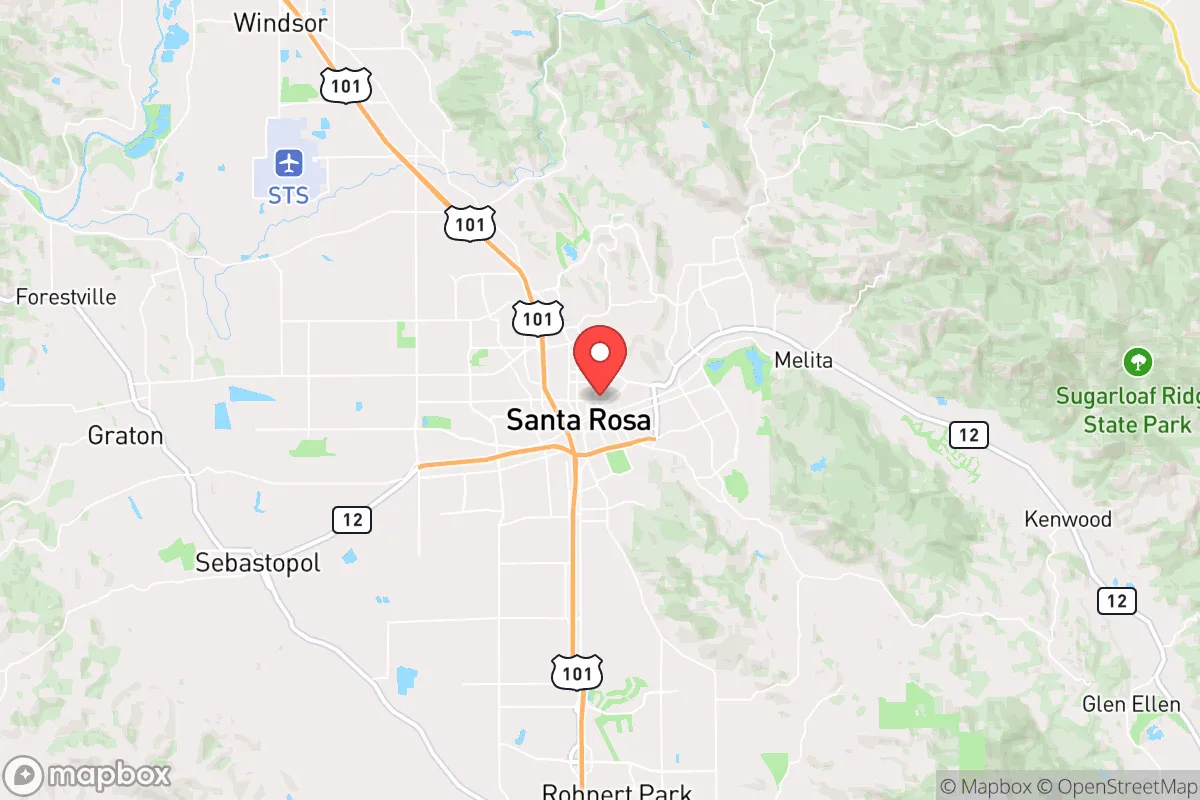 Map centered at 38.4458, -122.7068