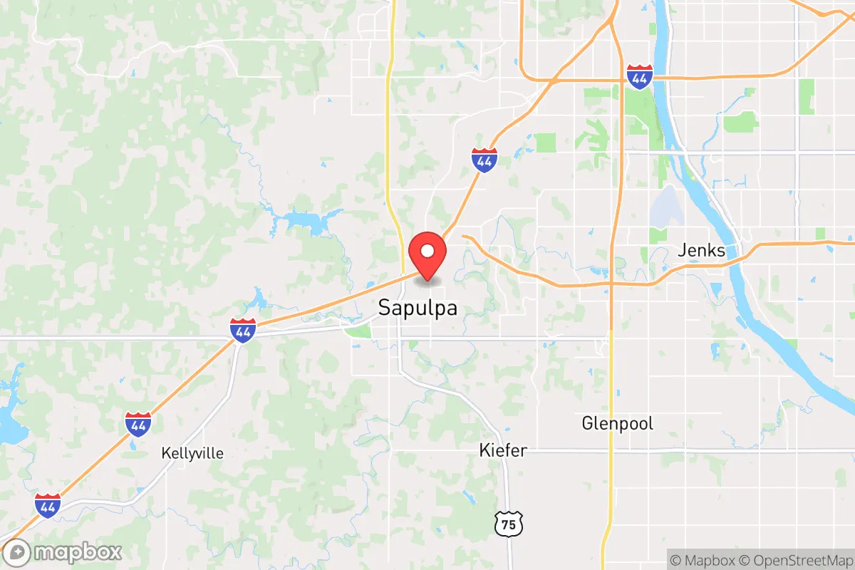 Map centered at 36.0092, -96.1003