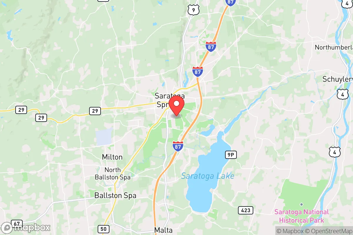 Map centered at 43.0674, -73.7775