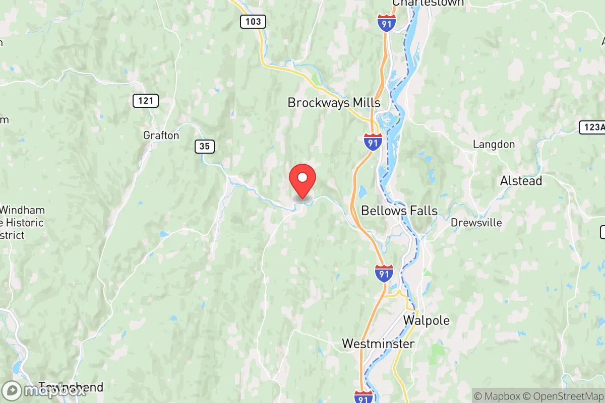 Map centered at 43.1386, -72.5103