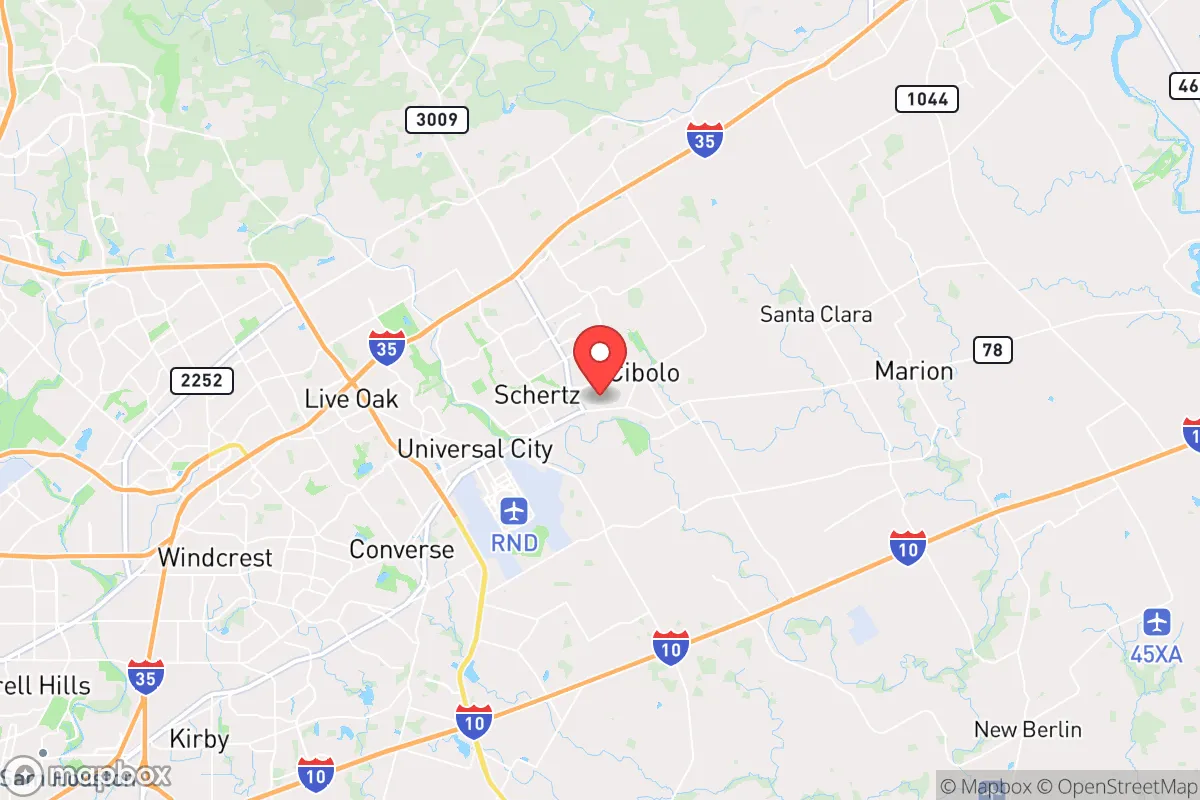 Map centered at 29.5626, -98.2480