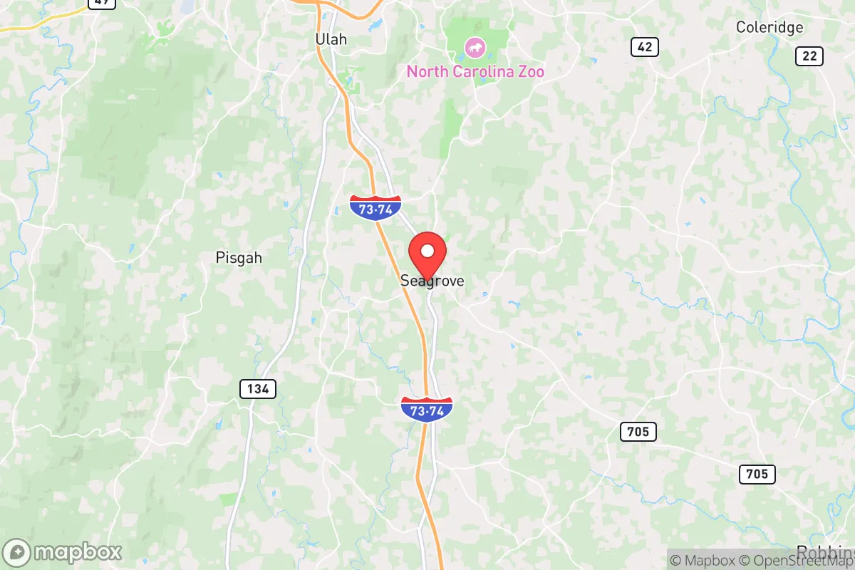 Map centered at 35.5391, -79.7802