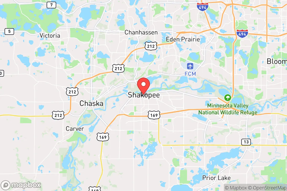 Map centered at 44.7741, -93.4799
