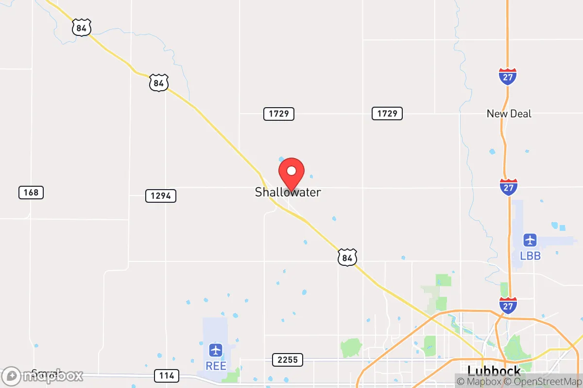 Map centered at 33.6900, -101.9902