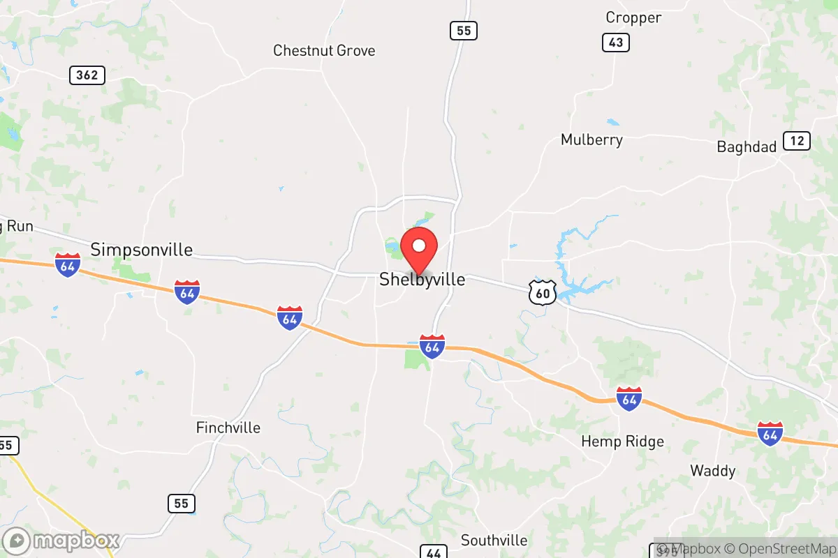 Map centered at 38.2054, -85.2332