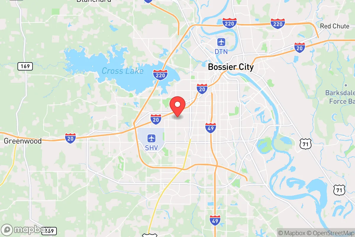 Map centered at 32.4654, -93.7953