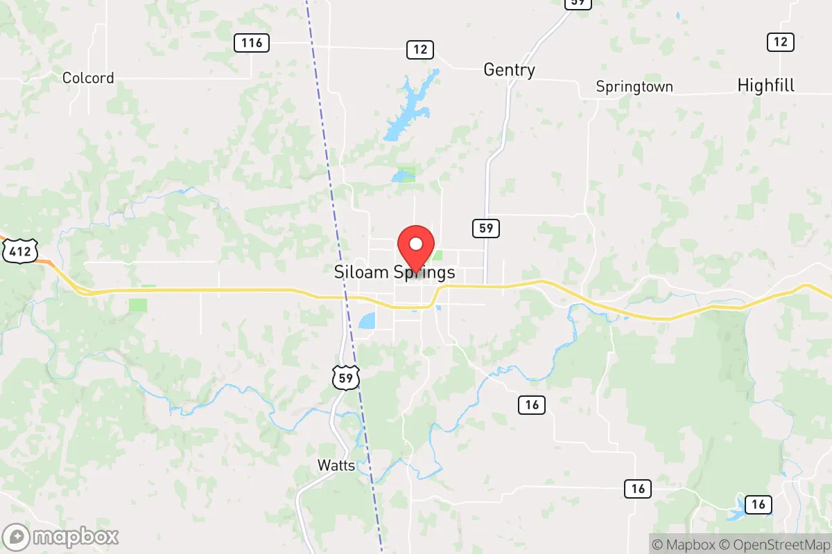 Map centered at 36.1846, -94.5307