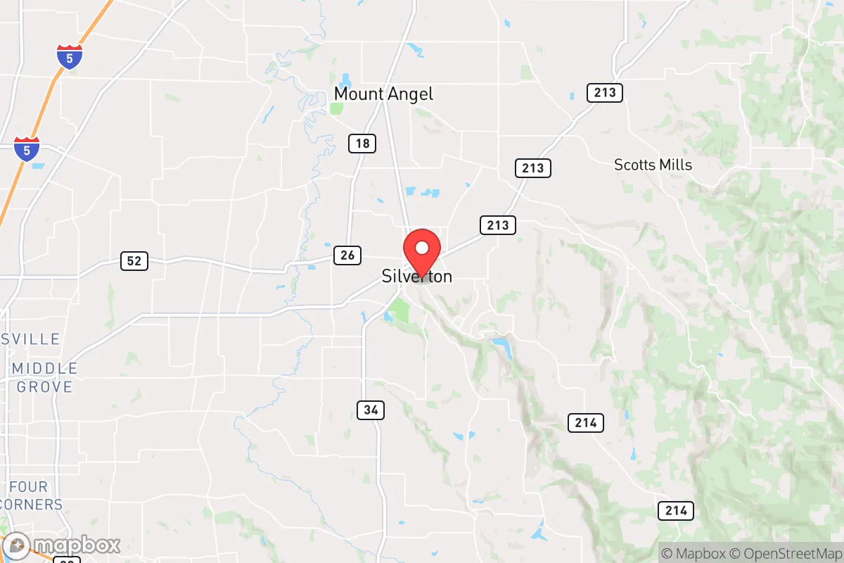 Map centered at 45.0031, -122.7809