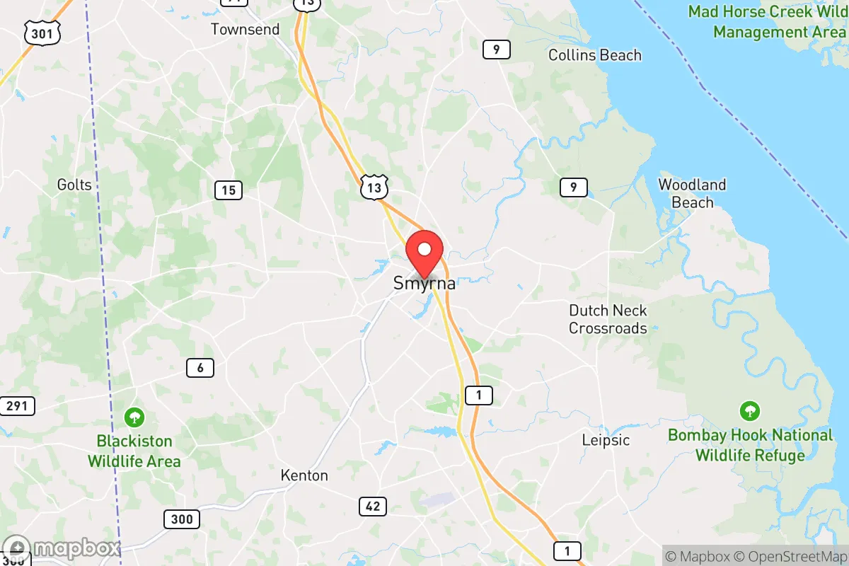 Map centered at 39.2947, -75.6090