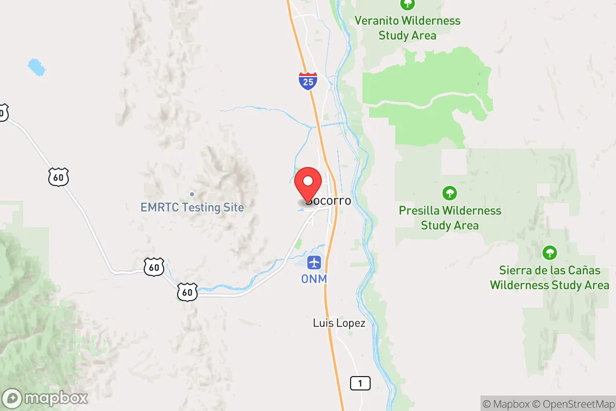 Map centered at 34.0543, -106.9065