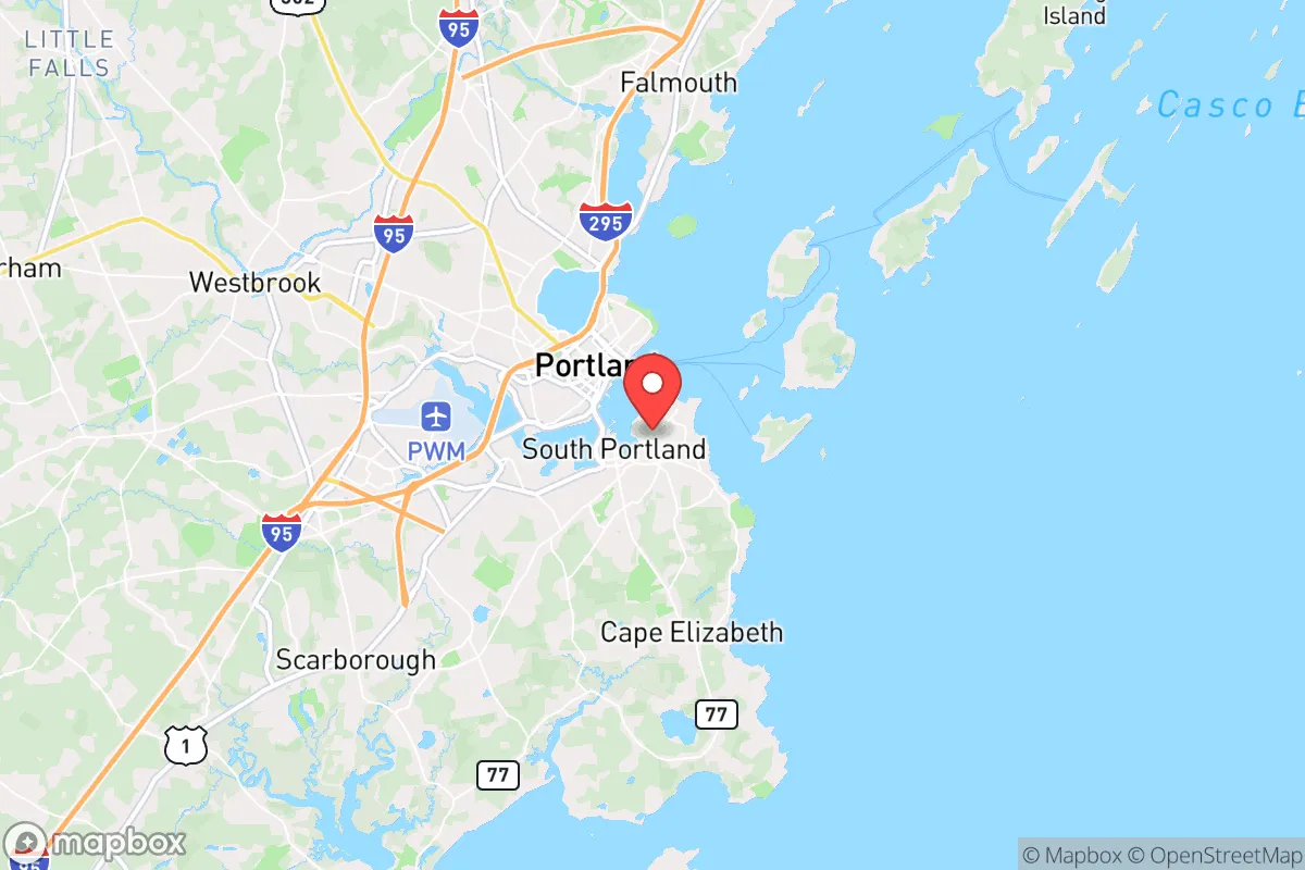Map centered at 43.6318, -70.2862