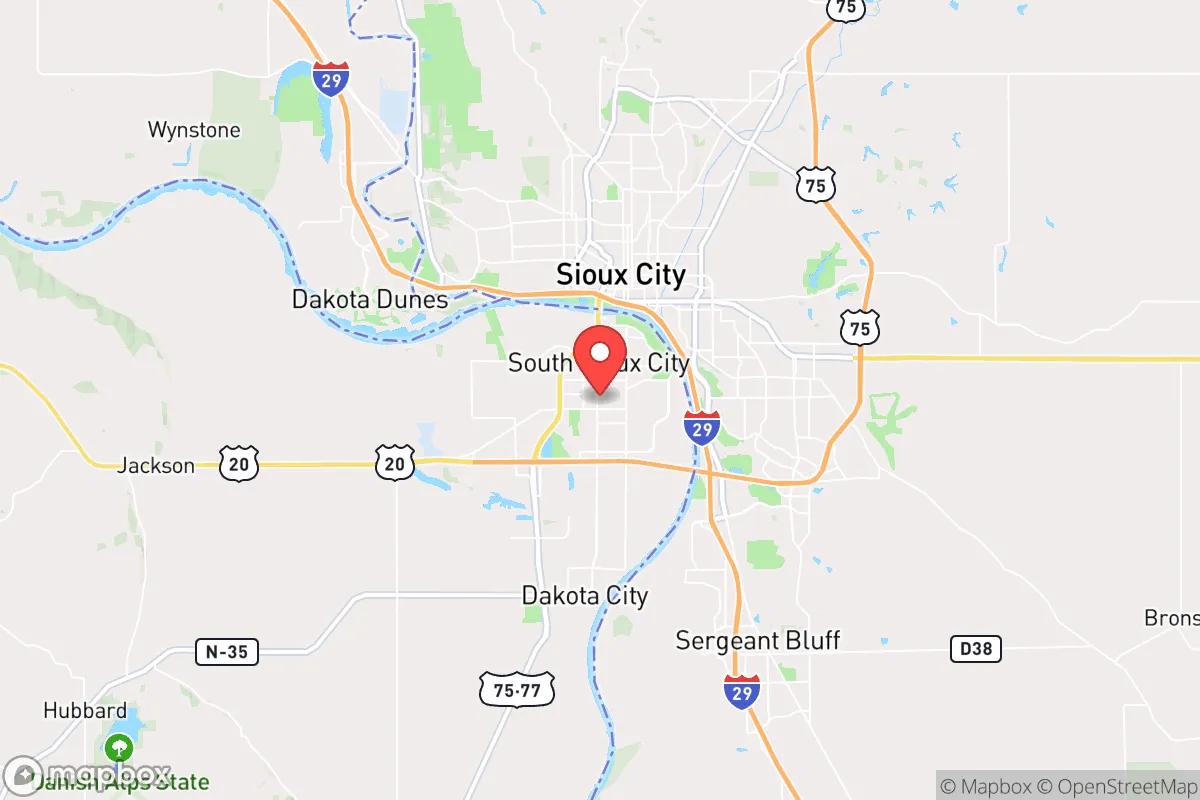 Map centered at 42.4621, -96.4131