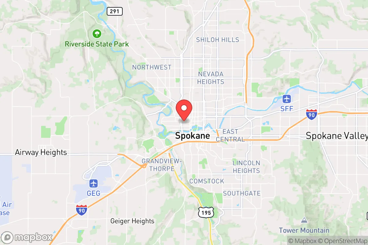 Map centered at 47.6671, -117.4330