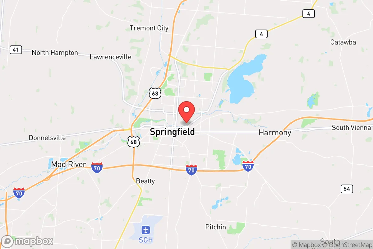 Map centered at 39.9296, -83.7946