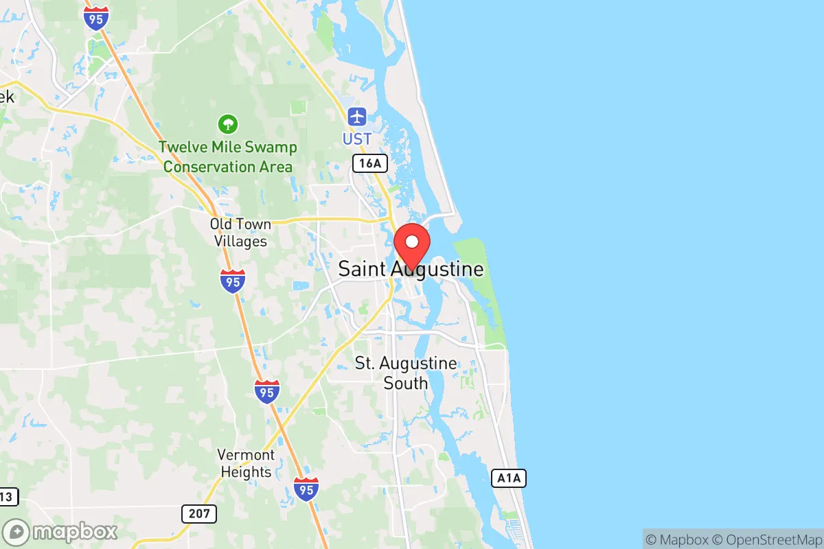 Map centered at 29.8976, -81.3100