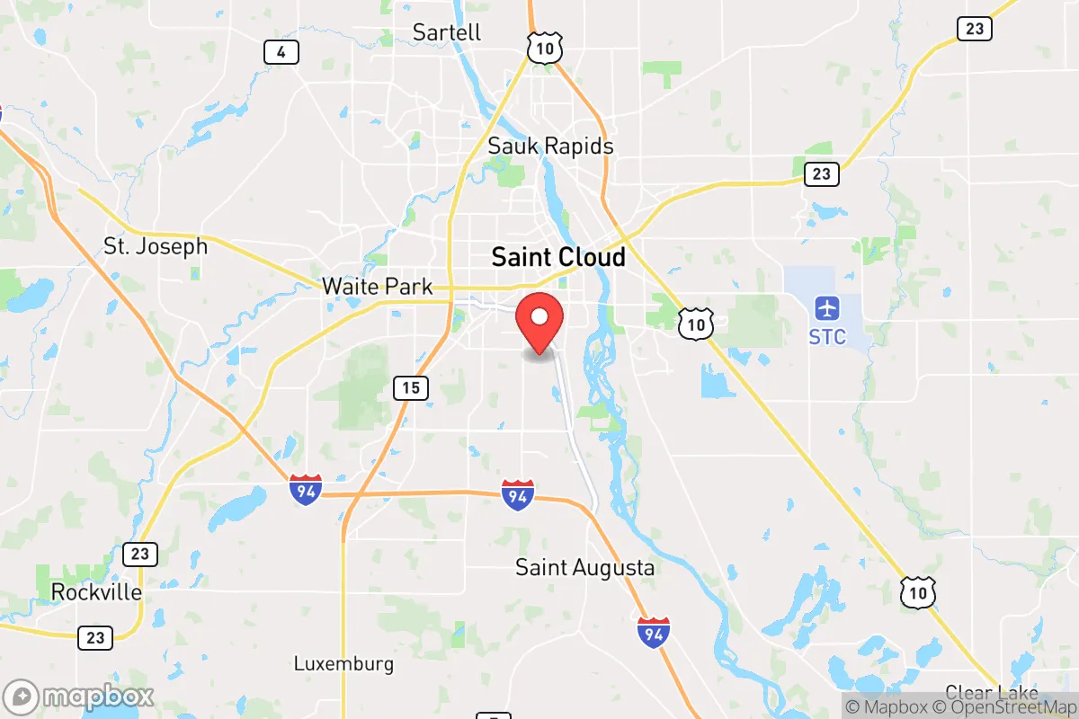 Map centered at 45.5342, -94.1715