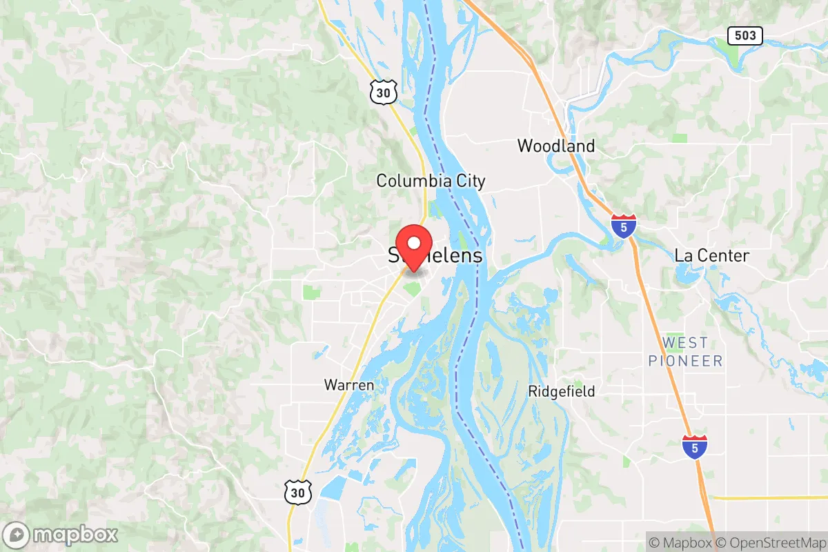 Map centered at 45.8568, -122.8168