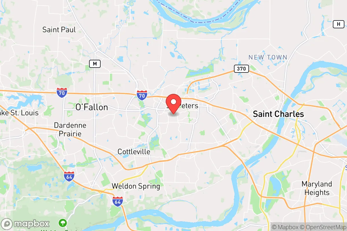 Map centered at 38.7824, -90.6061