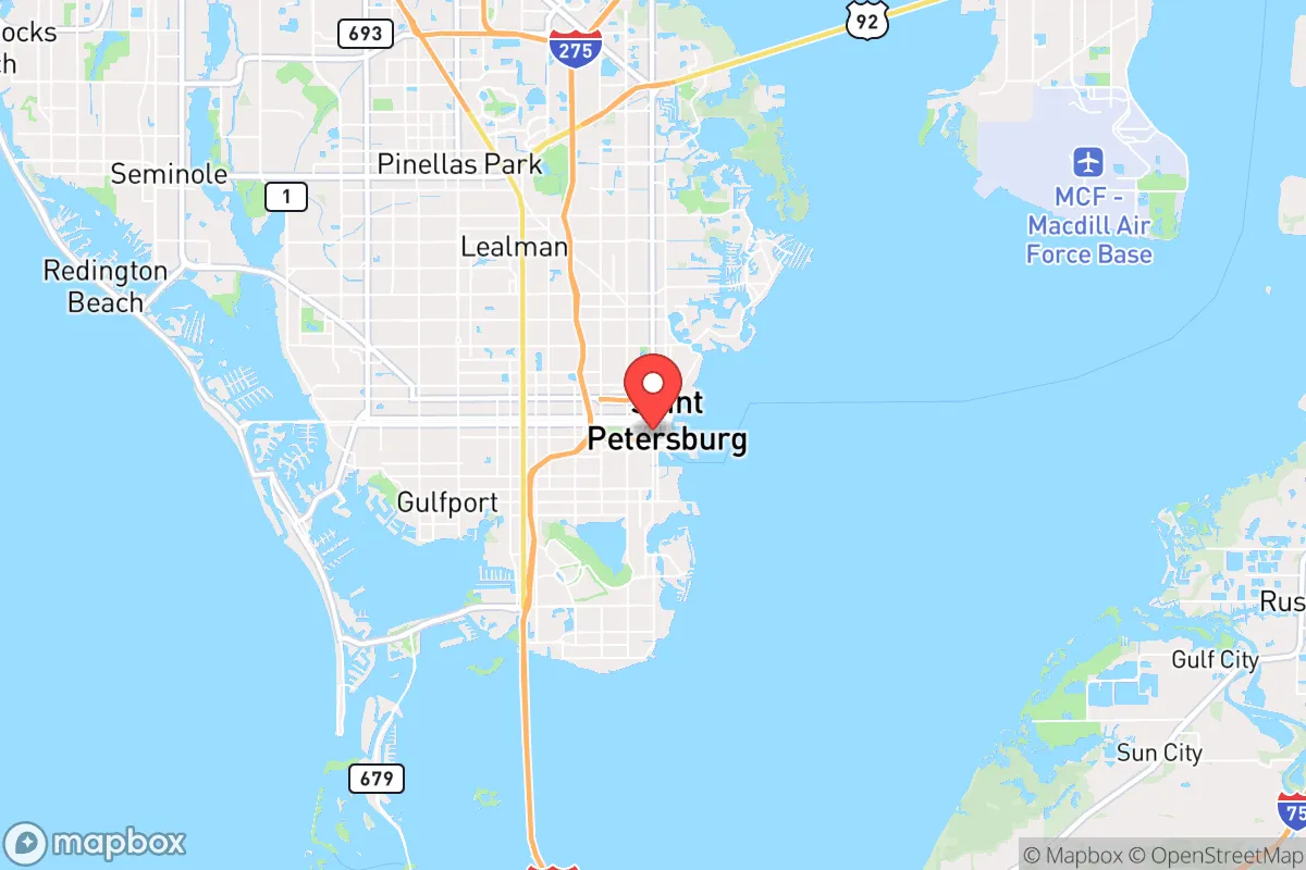 Map centered at 27.7628, -82.6440