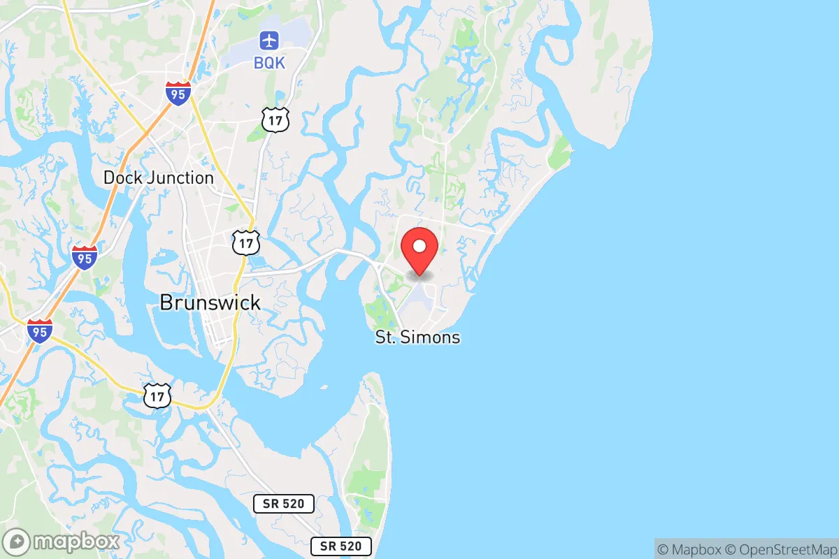Map centered at 31.1596, -81.3886