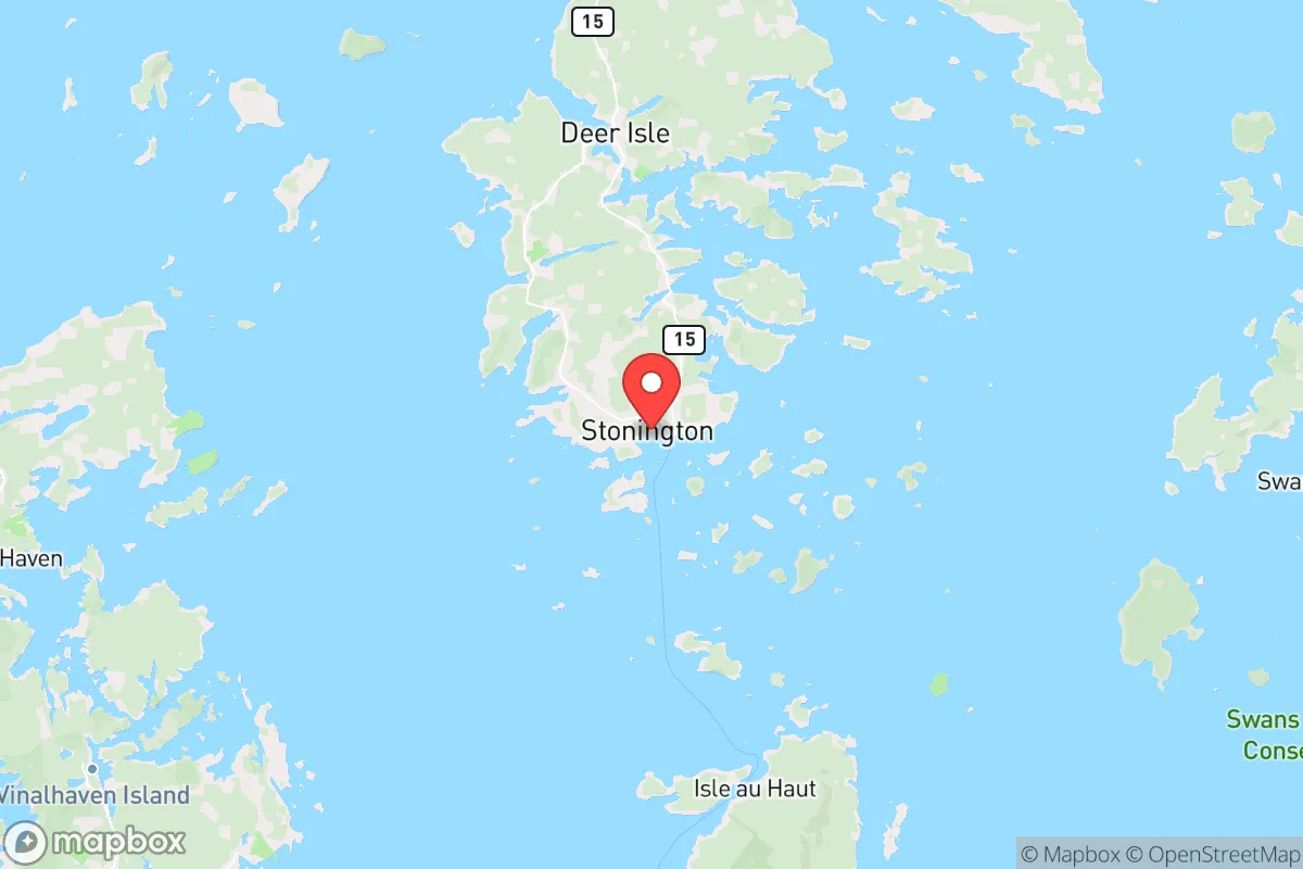 Map centered at 44.1557, -68.6660