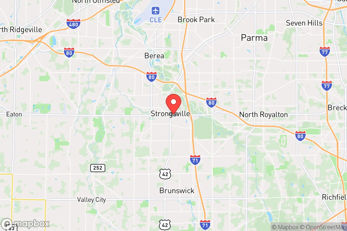 Map centered at 41.3128, -81.8313