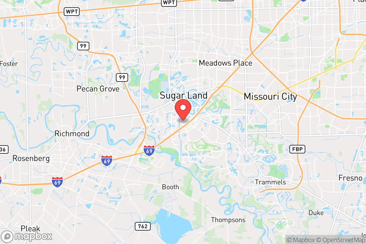 Map centered at 29.5935, -95.6358