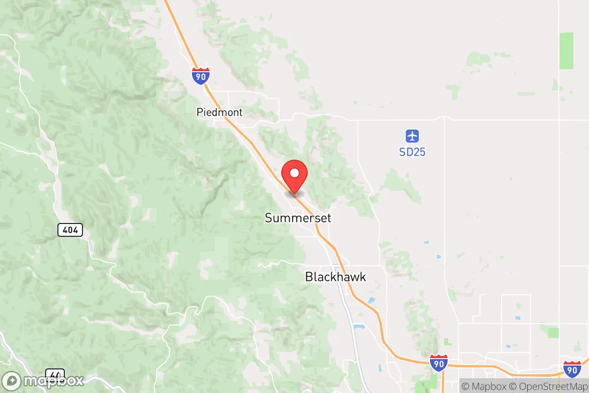 Map centered at 44.1894, -103.3364