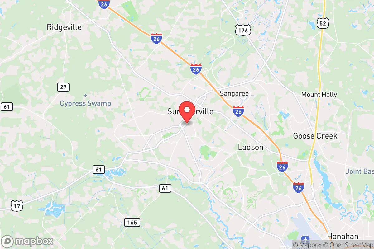 Map centered at 33.0066, -80.1799