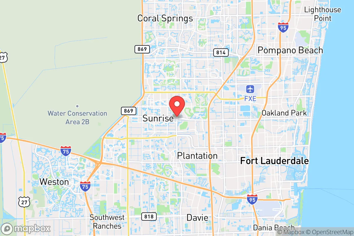 Map centered at 26.1547, -80.2997