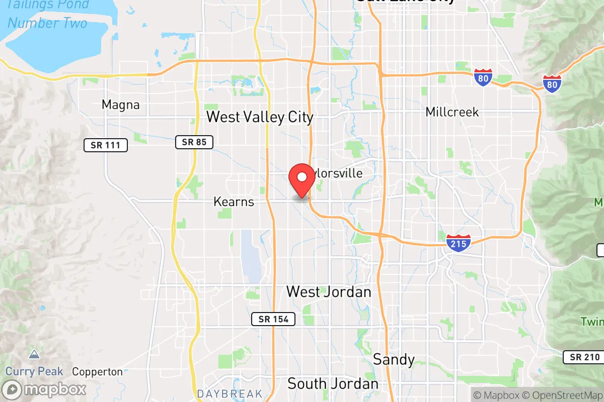 Map centered at 40.6569, -111.9493