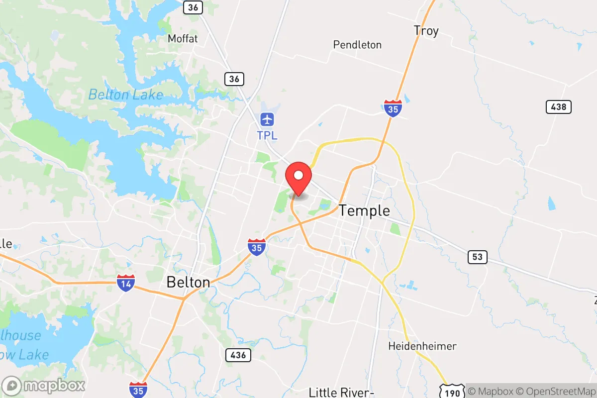 Map centered at 31.1051, -97.3883
