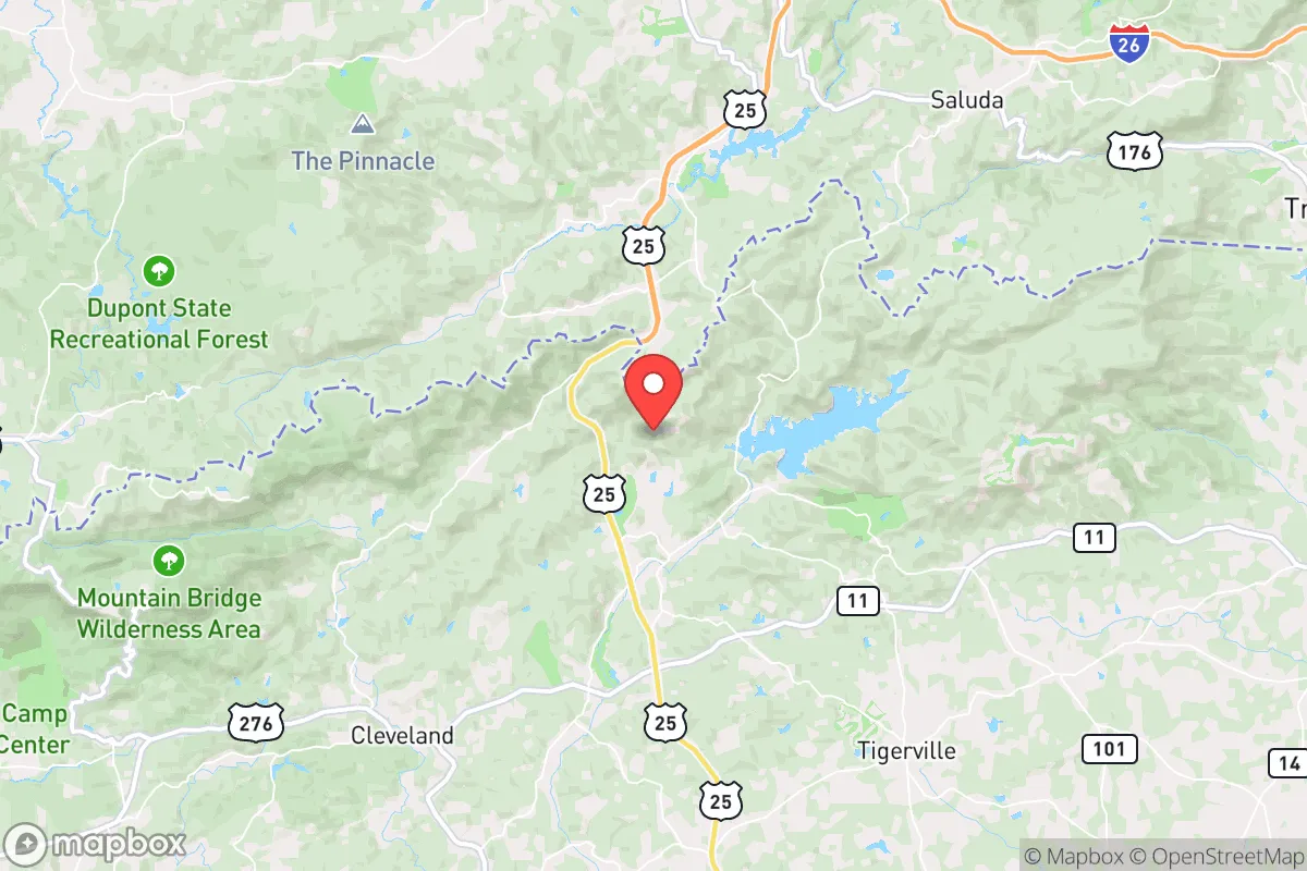 Map centered at 35.1497, -82.4482
