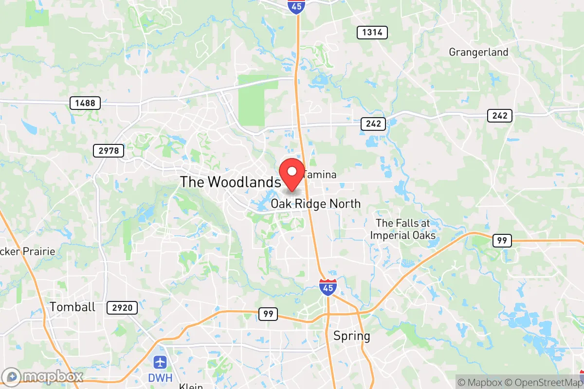 Map centered at 30.1658, -95.4611