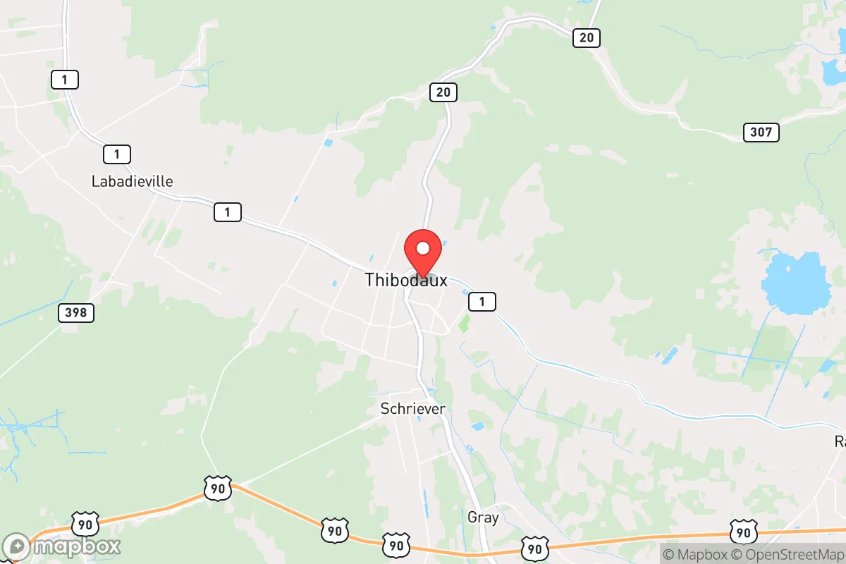 Map centered at 29.7949, -90.8146