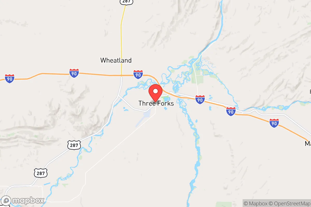 Map centered at 45.8899, -111.5524