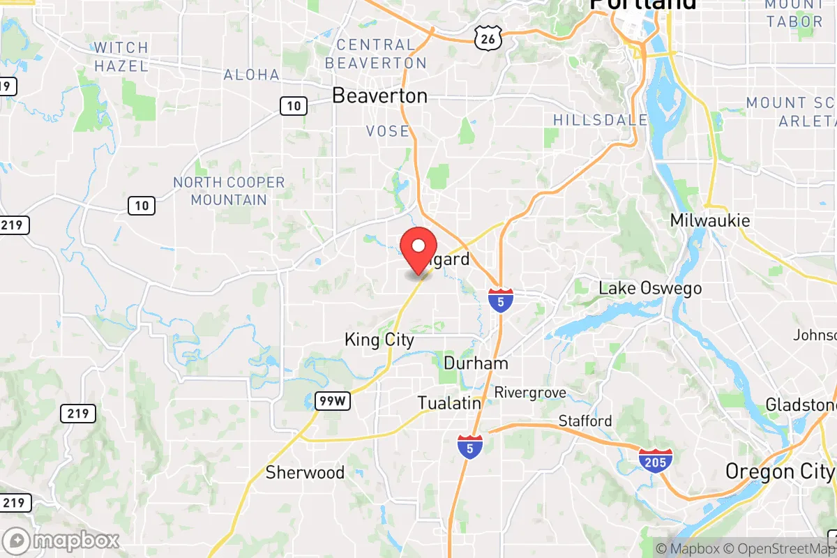 Map centered at 45.4237, -122.7846