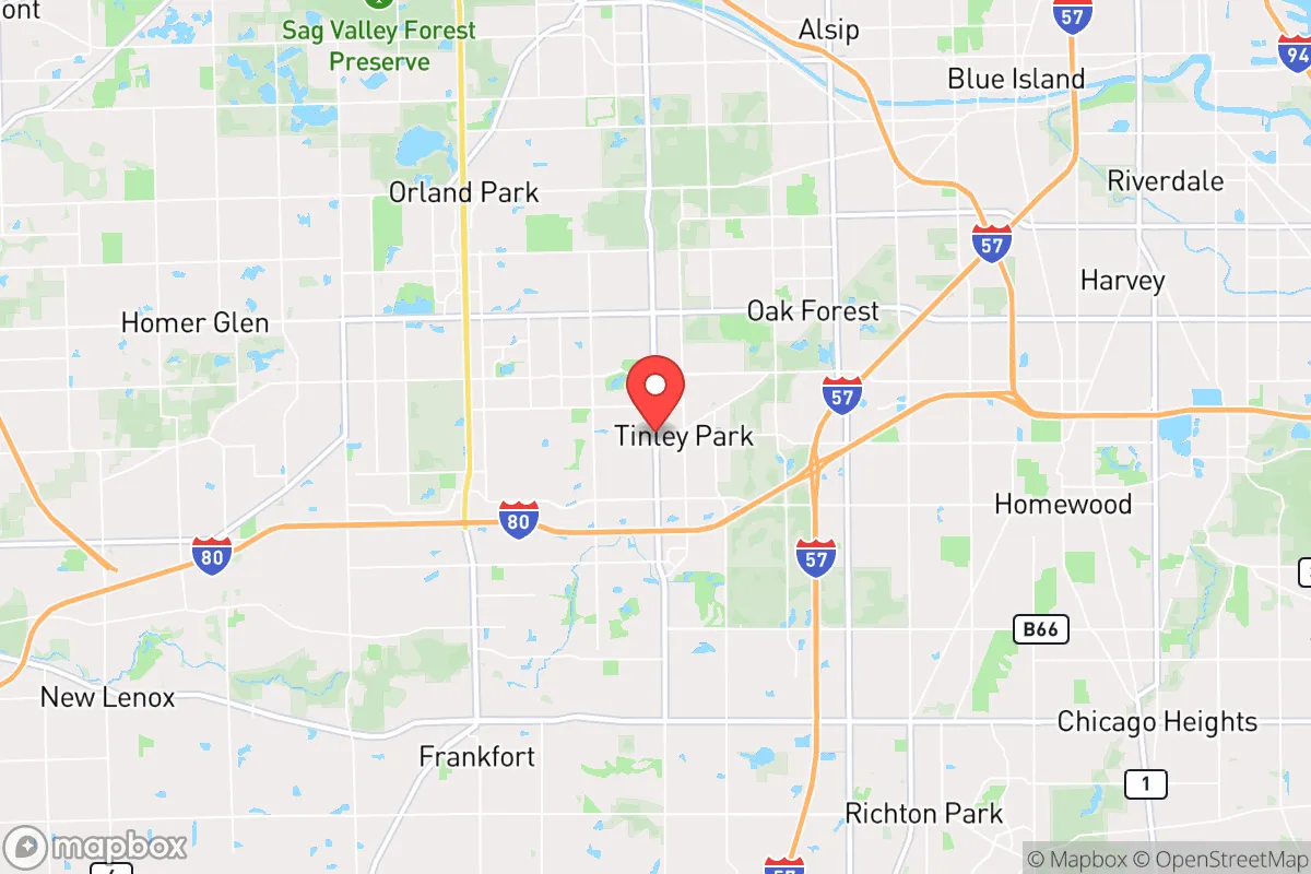 Map centered at 41.5666, -87.8049