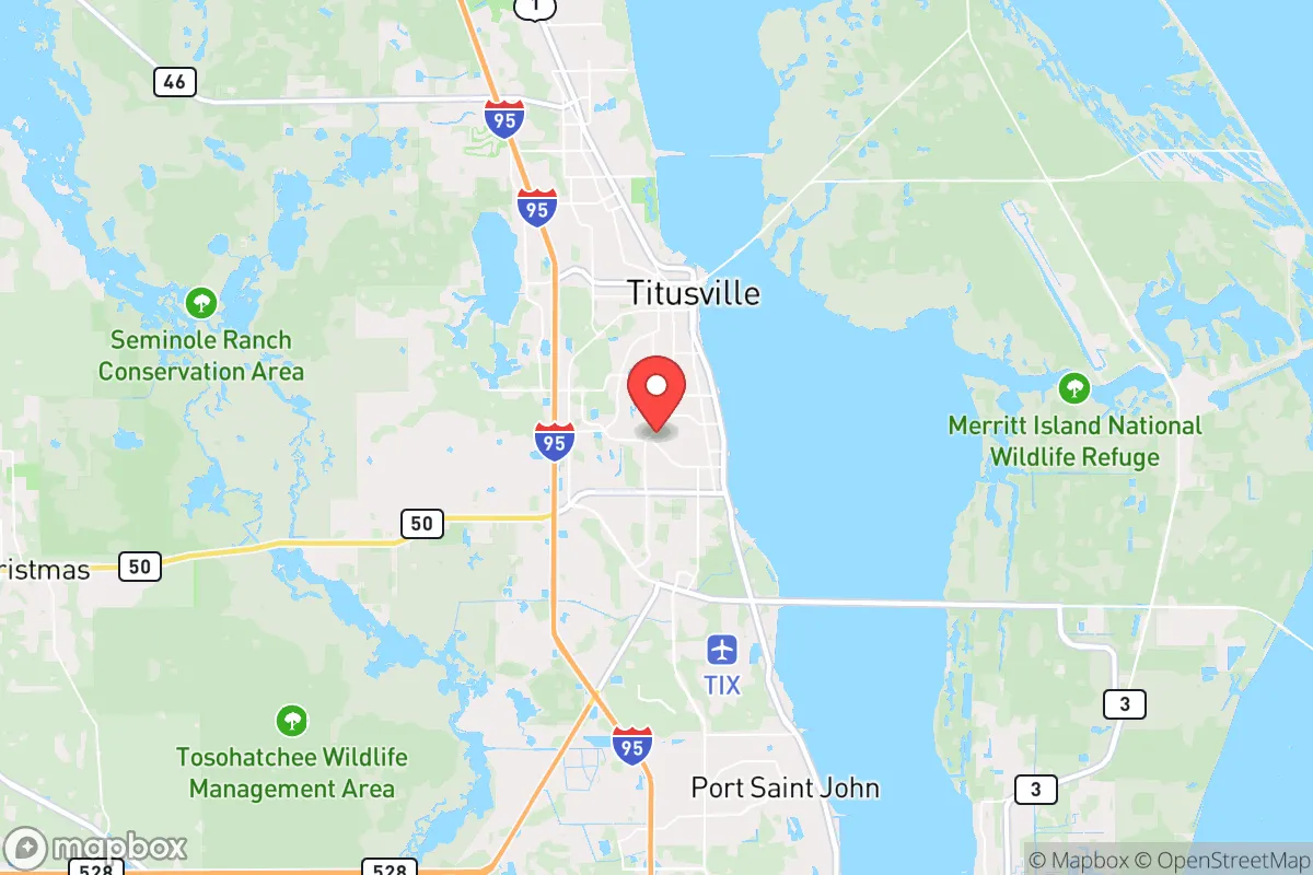 Map centered at 28.5728, -80.8195