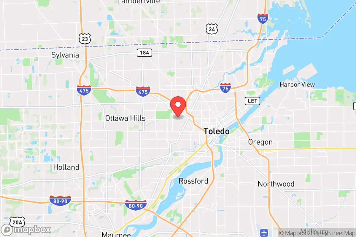 Map centered at 41.6639, -83.5822