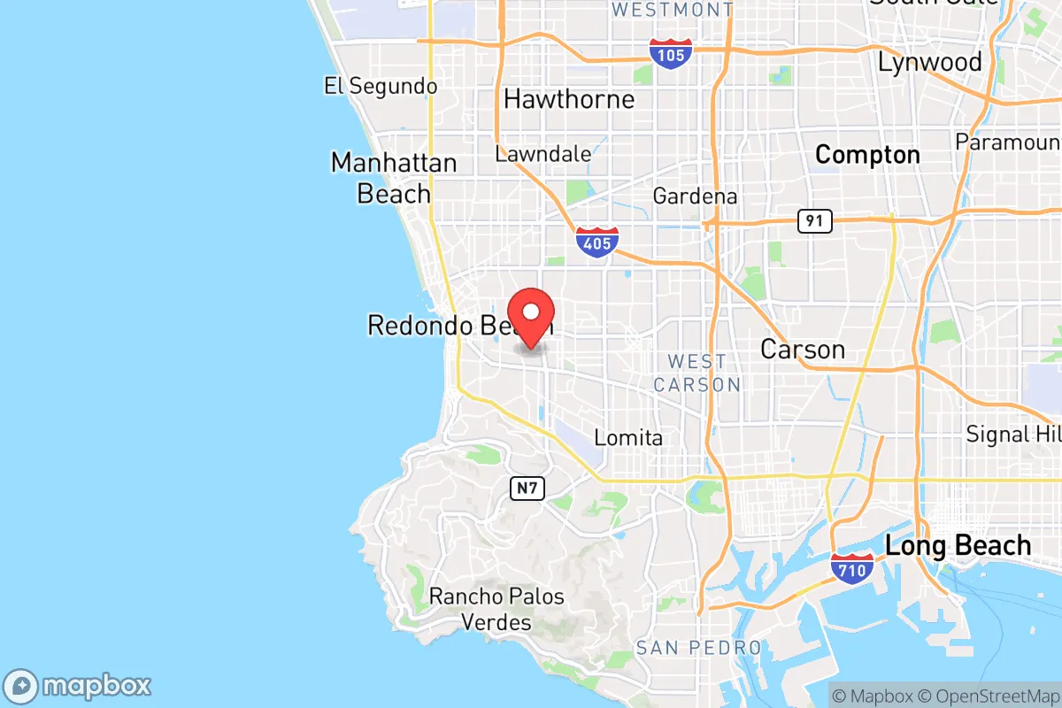 Map centered at 33.8306, -118.3572