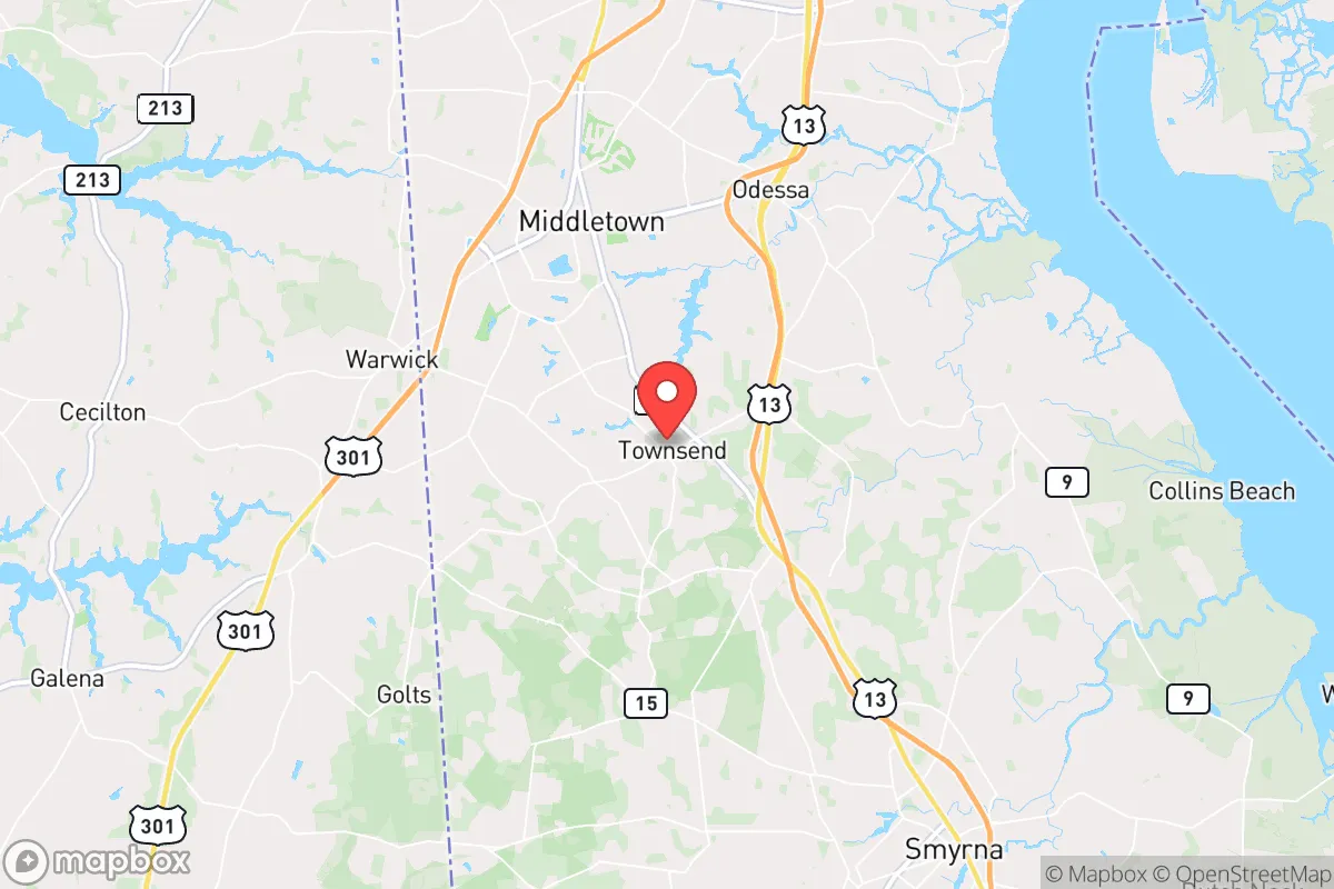 Map centered at 39.3965, -75.6933