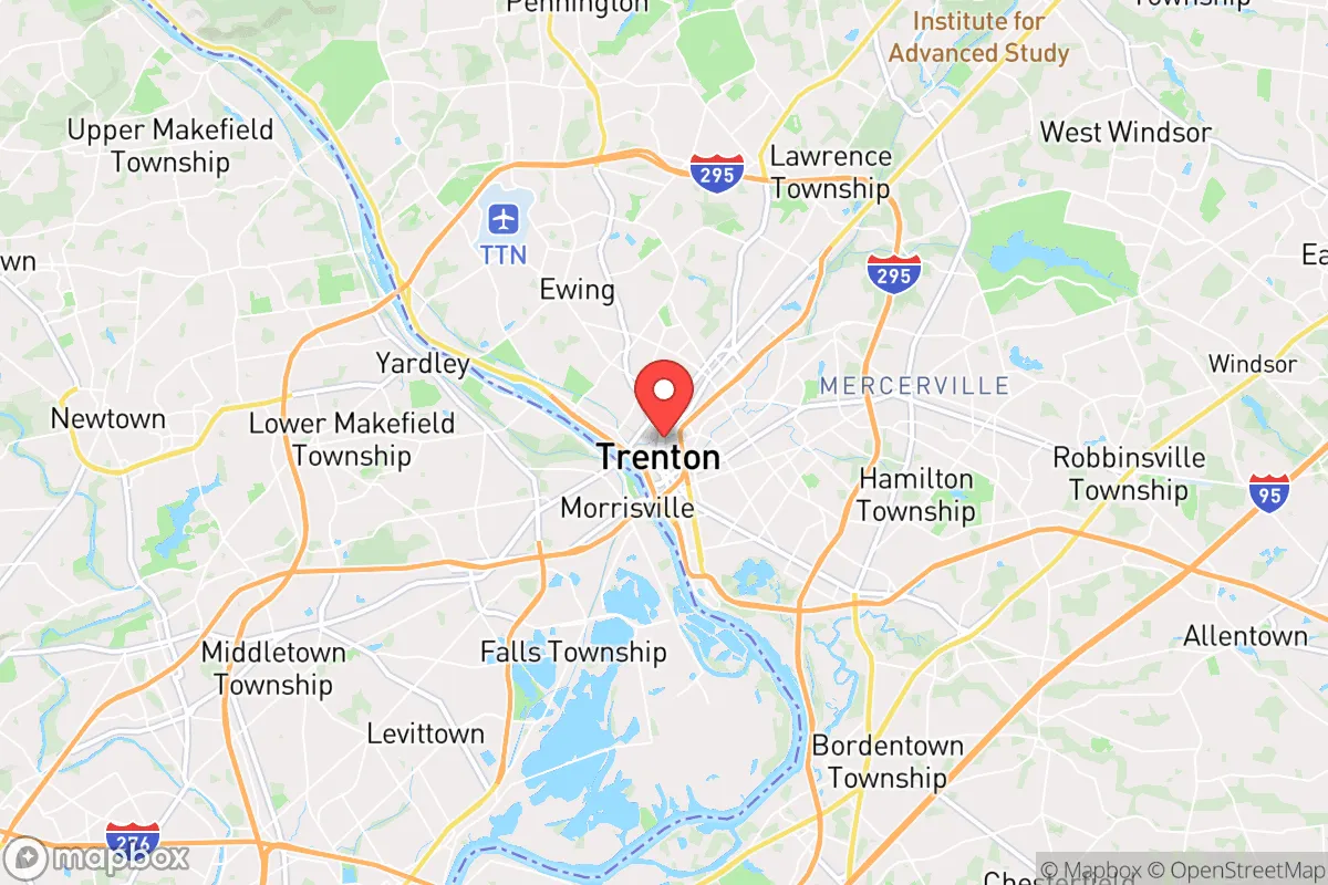 Map centered at 40.2237, -74.7640