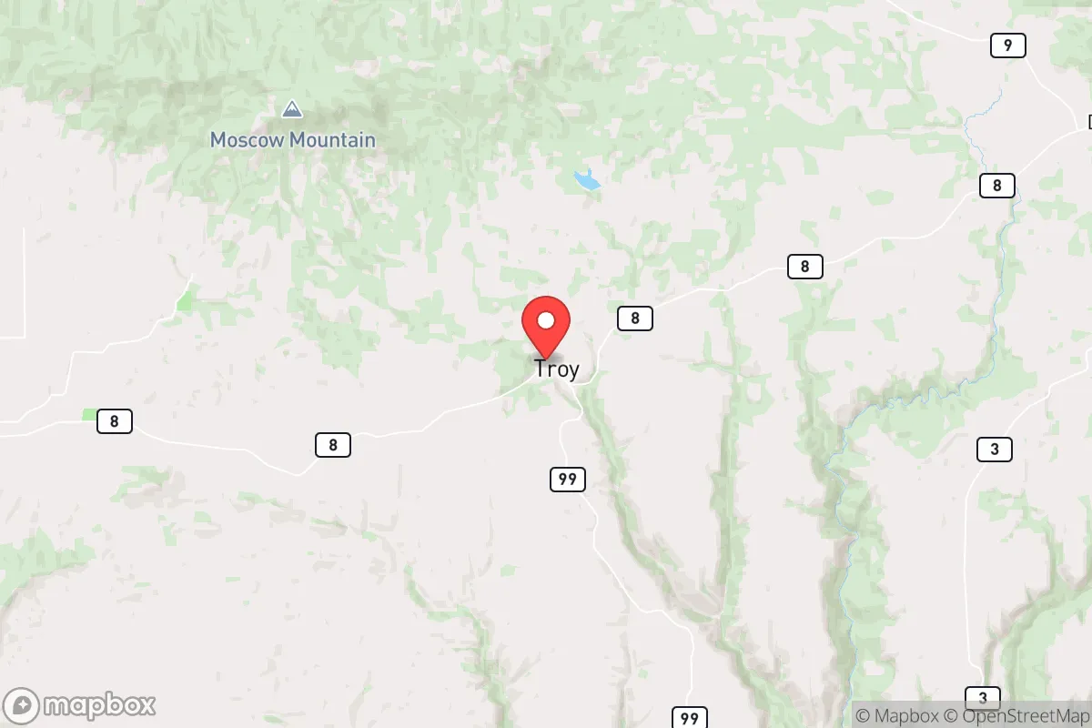 Map centered at 46.7380, -116.7732