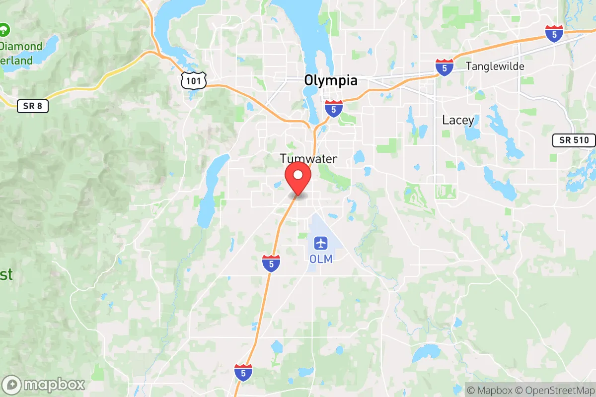 Map centered at 46.9893, -122.9177