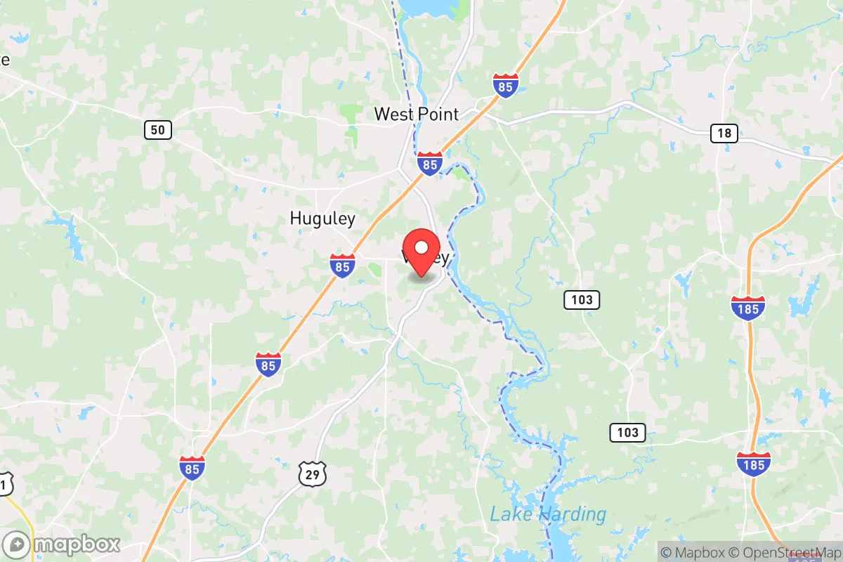 Map centered at 32.8088, -85.1811